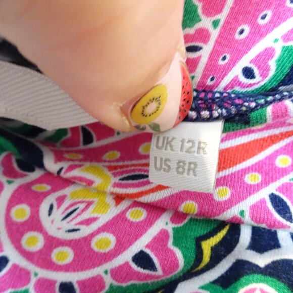 Boden Julie Skirt Womens US 8 Paisley Floral Pull On Full Stretch Above Knee - Picture 6 of 6